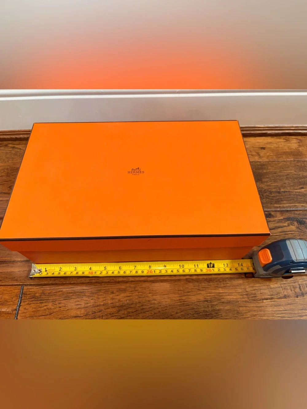 Hermès Paris Iconic Orange Gift Box